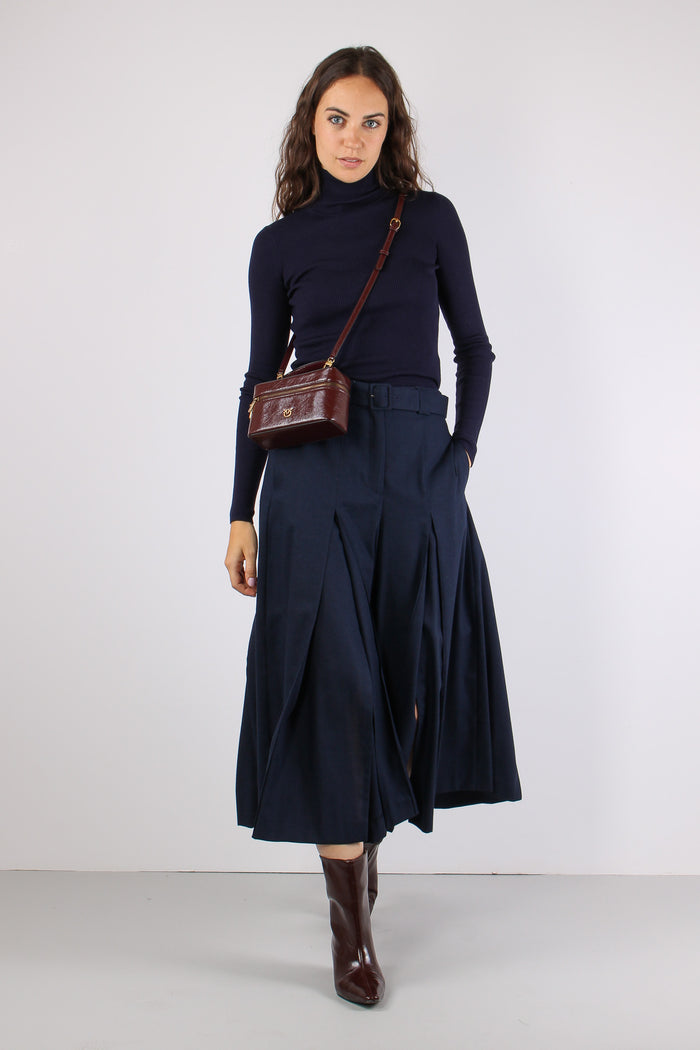 Mllpino Gonna Pantalone Blu-3