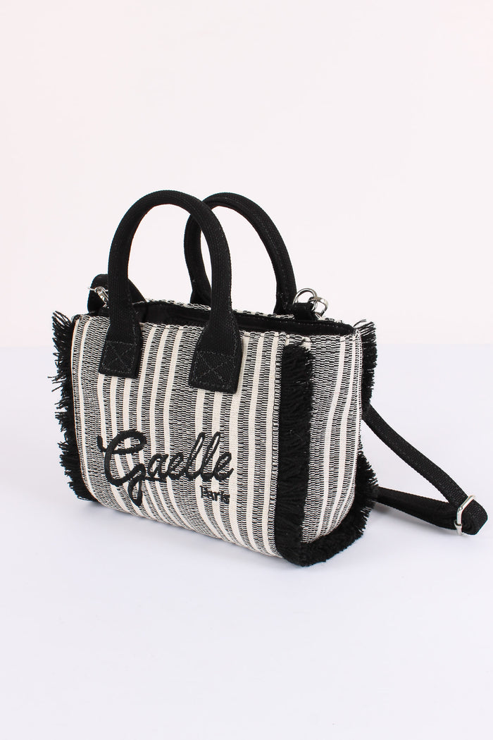 Mini Tote Frange Riga Nero-5