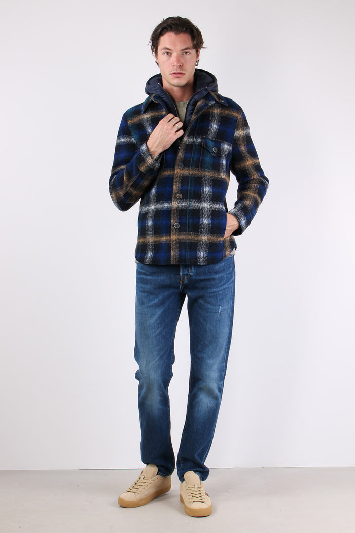 Giubbotto Camicia Pettorina Ny Blu-6