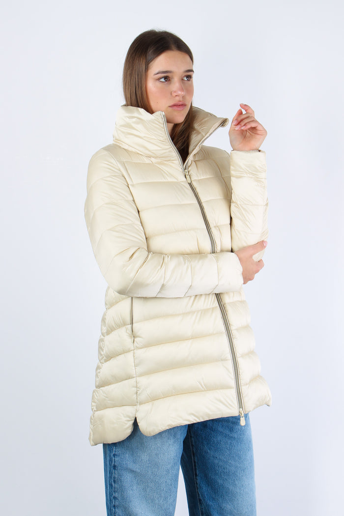 Lydia Giubbotto Svasato Beige-7