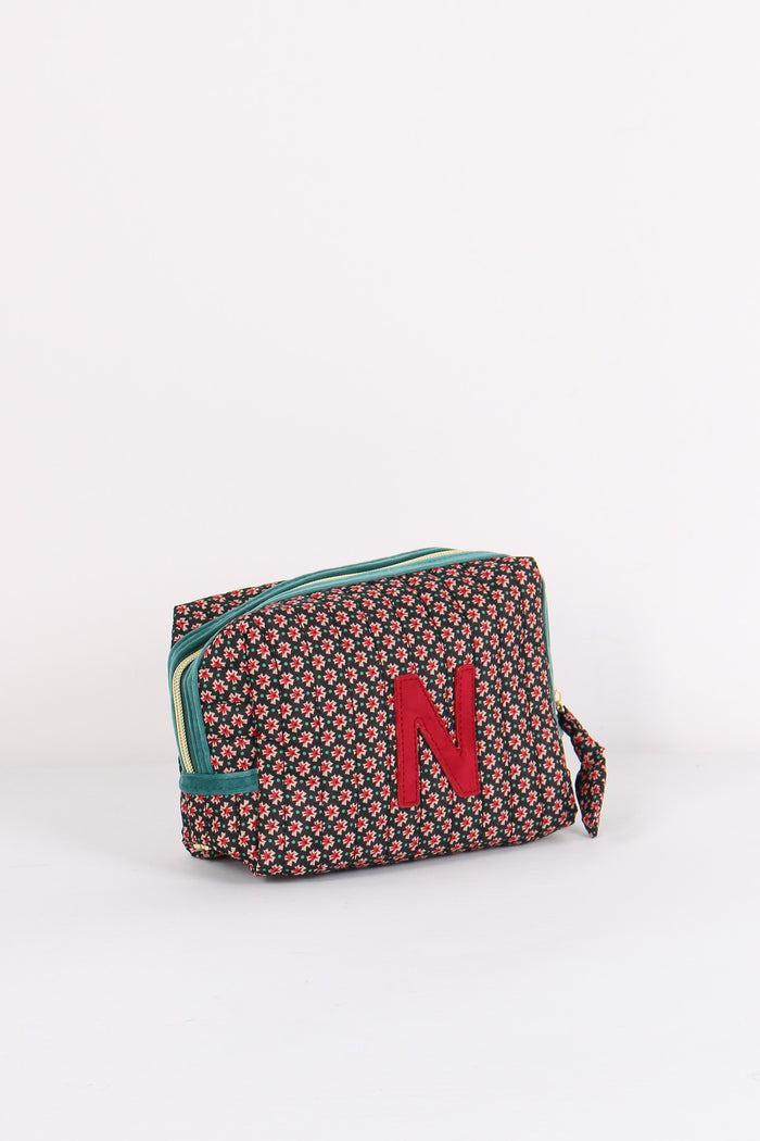 Pochette Patch Lettera N Nero/ottanio-6