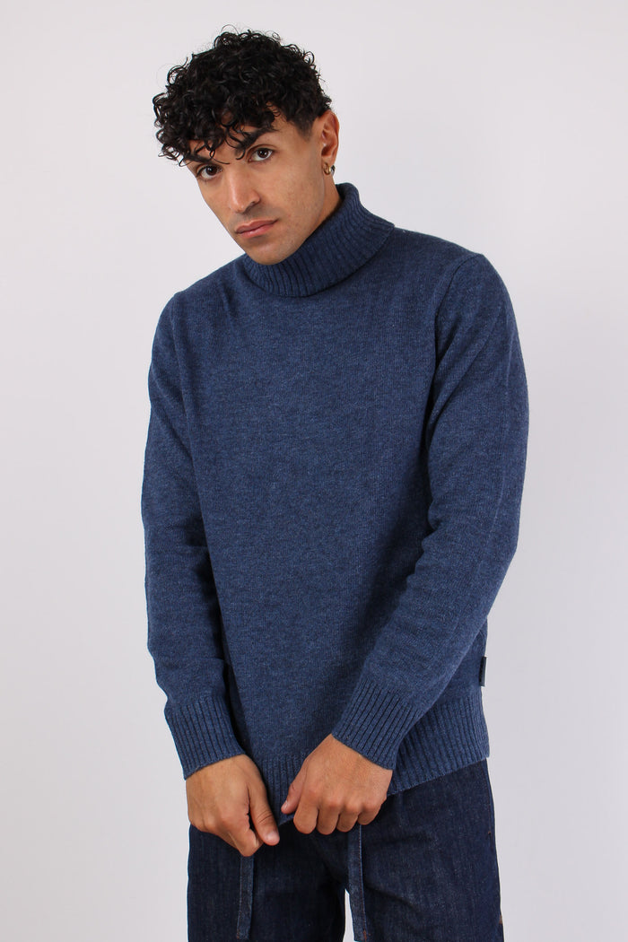 Collo Alto Lambswool Denim-2