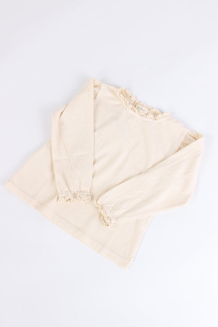 T-shirt Manica Lunga Ivory-4