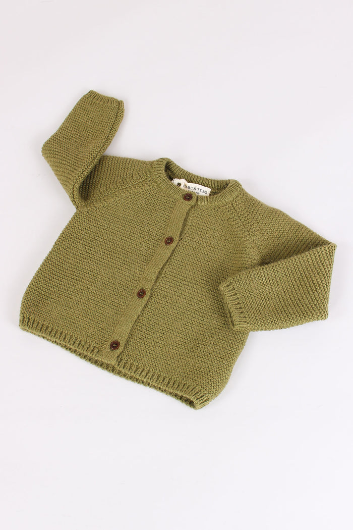 Giubbotto Lana Laccio Olive-3