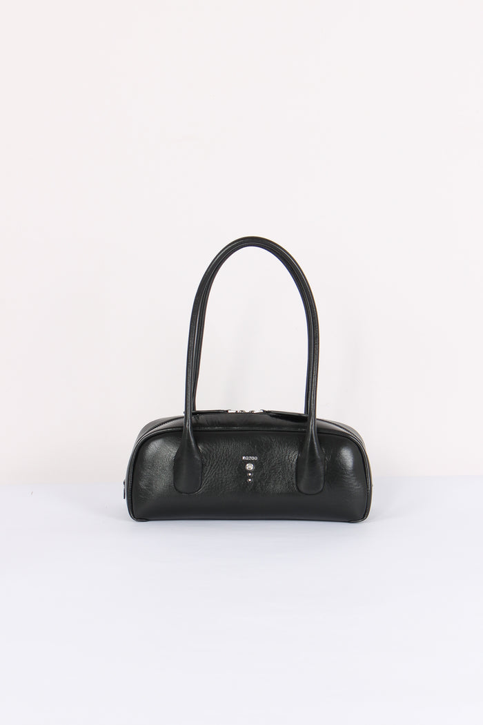 Baguette Effetto Crinkle Black