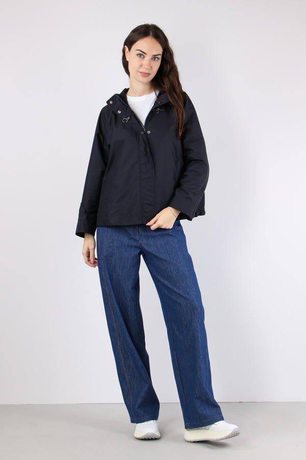 Cappa Nylon Cappuccio Blu