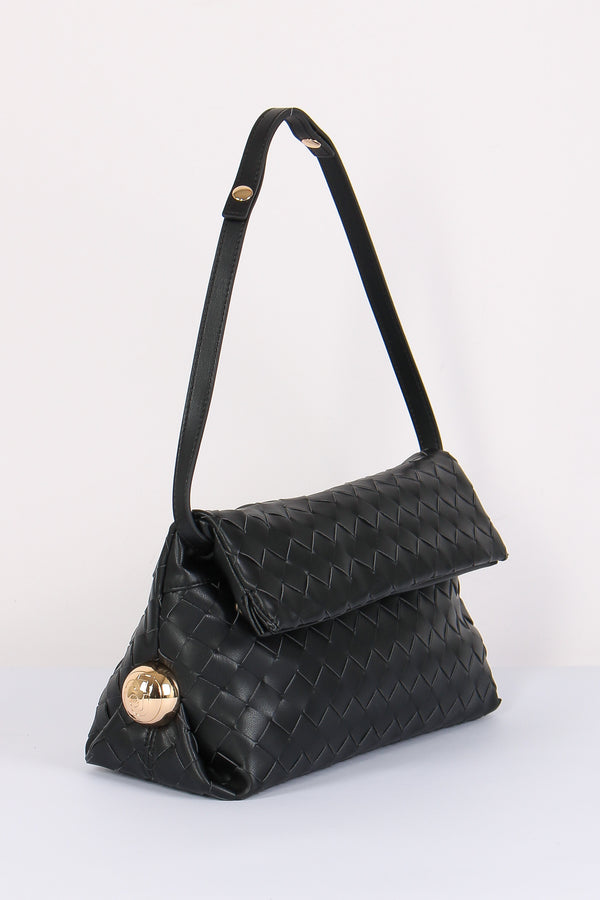 Pochette Intreccio Nero-2