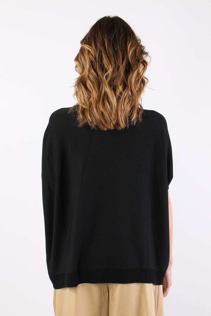 Maglia Cropped M/m Nero-4