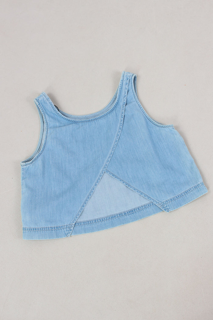 Top Incrocio Dietro Denim-5