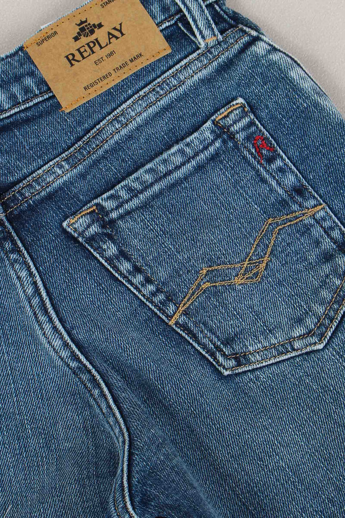 Bermuda Denim Rotture Denim-5