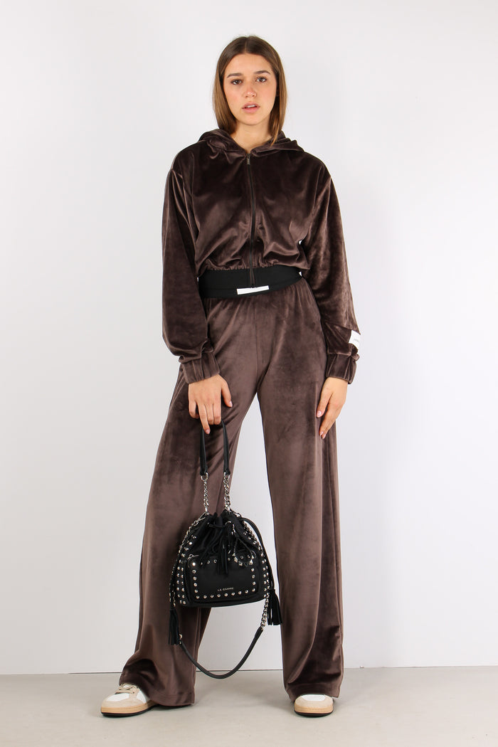 Felpa Corta Ciniglia Moro