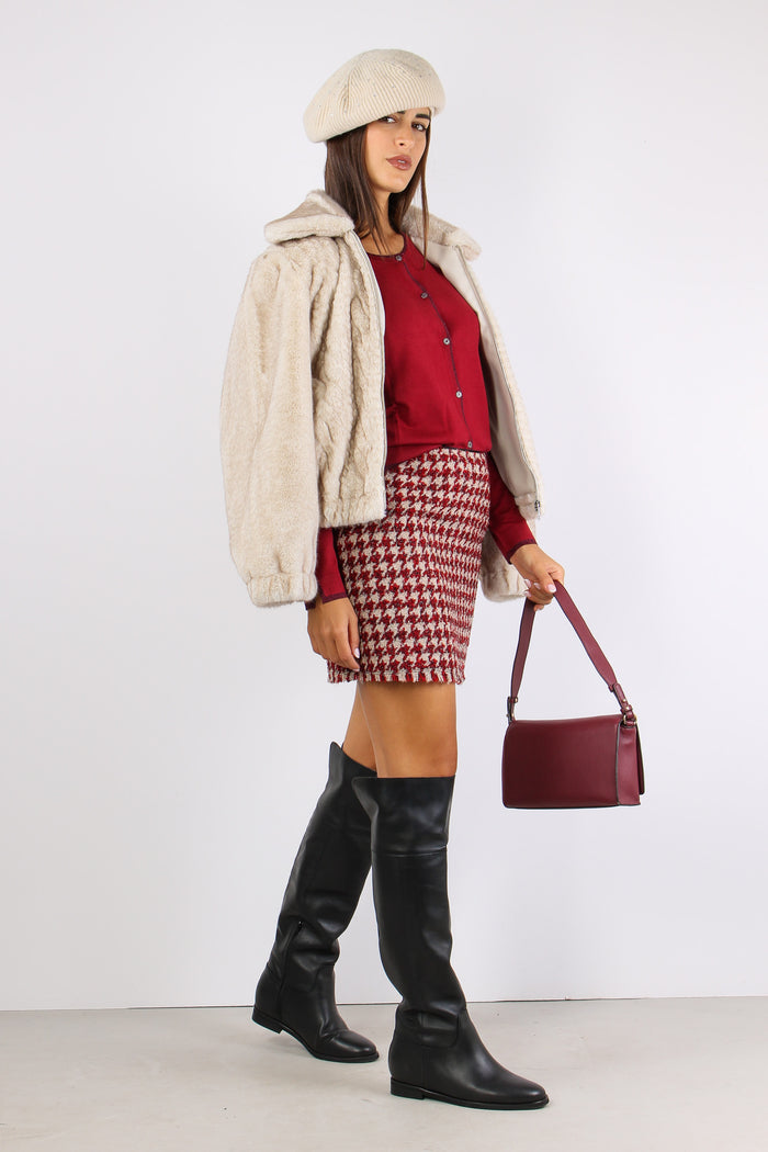 Cardigan Viscosa Profilo Lurex Pepper-9