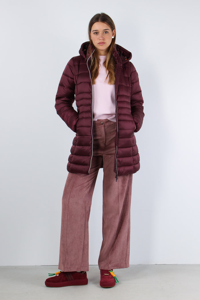 Reese Giubbotto Svasato Cappuc Wine Red