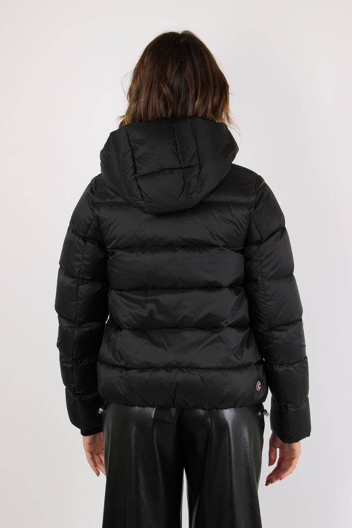 Piumino Over Cappuccio Nero-5