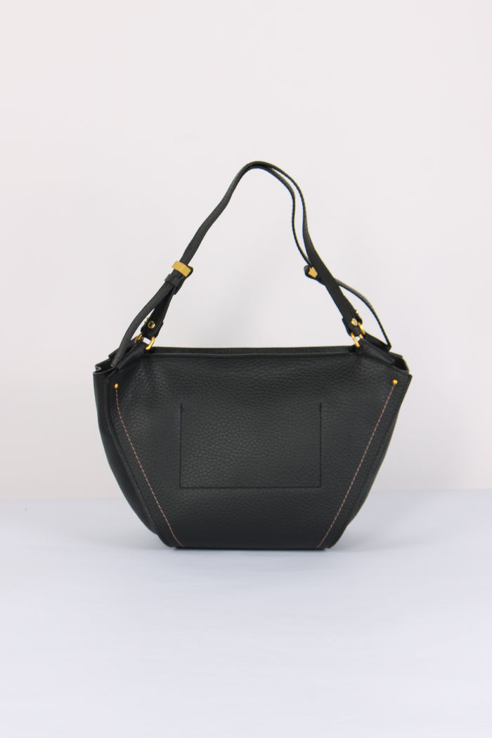 Bloom Shopping Pelle Martellata Nero-3