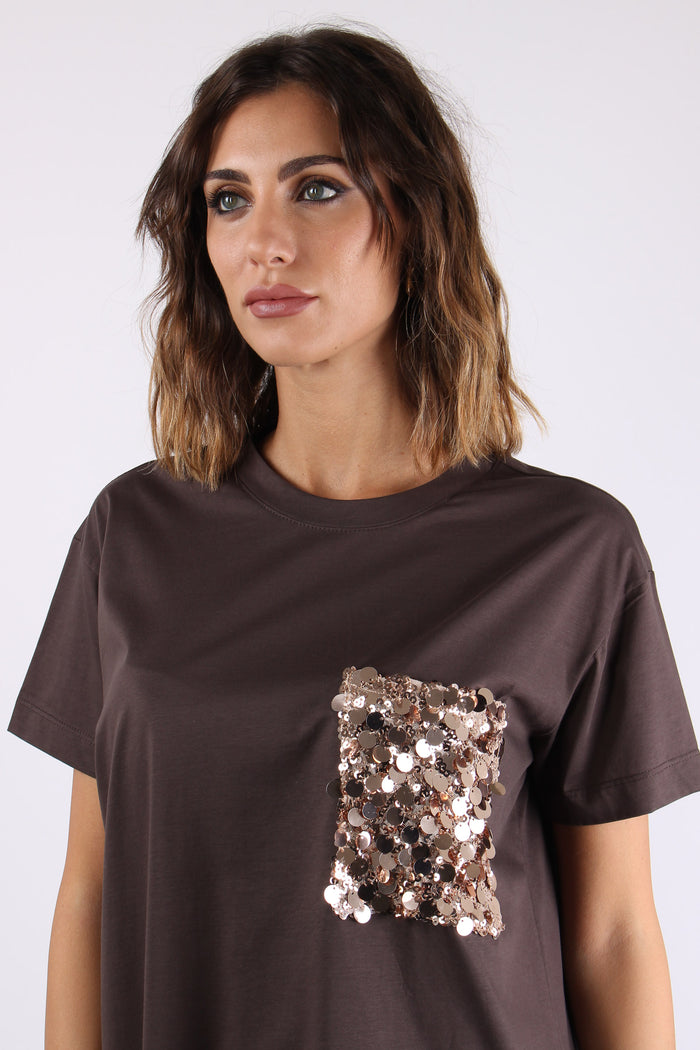T-shirt Taschino Paillettes Moro-7