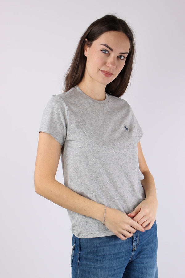 T-shirt Manica Corta Basica Cobblestone Heather-2