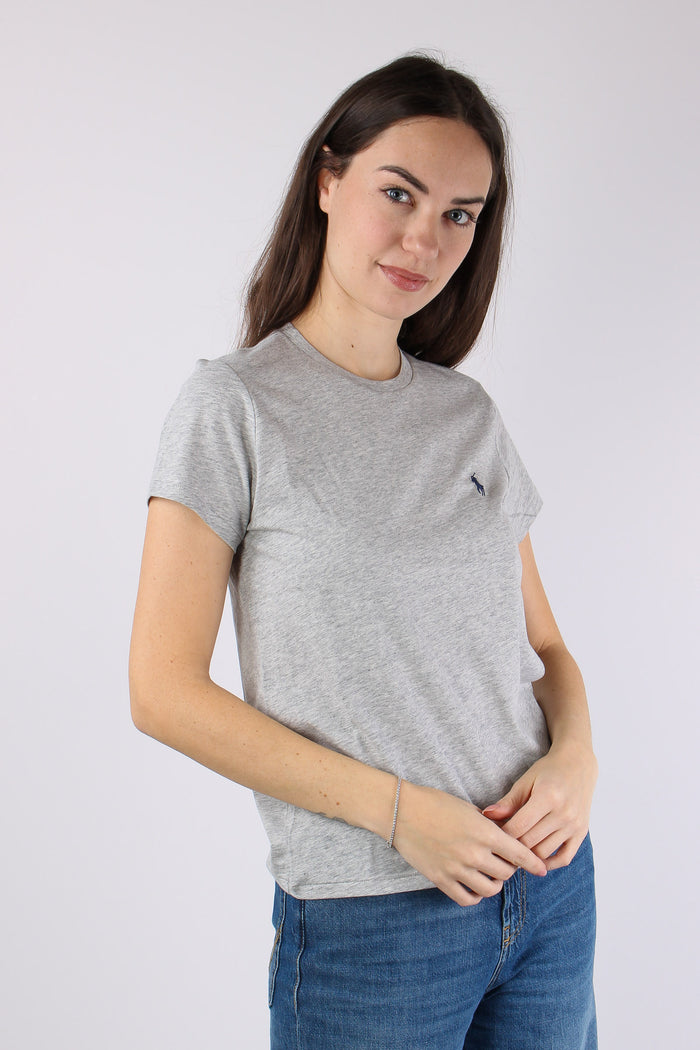 T-shirt Manica Corta Basica Cobblestone Heather-2