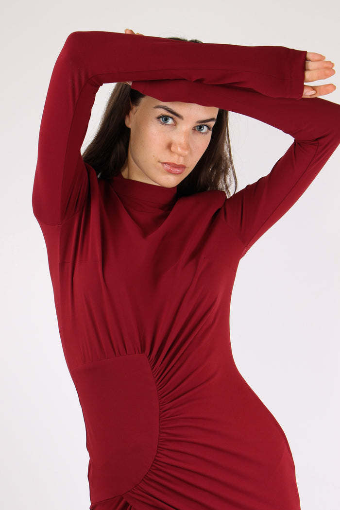 Abito Ml Ariccio Bordeaux-2