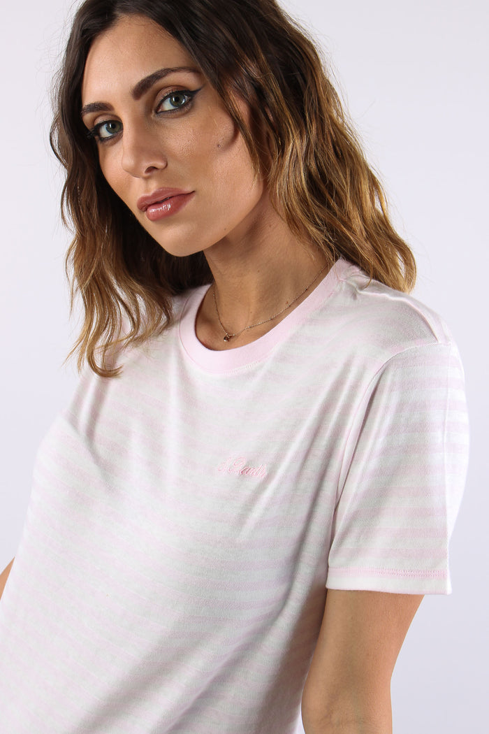 T-shirt Riga Logo Bianco/rosa-8