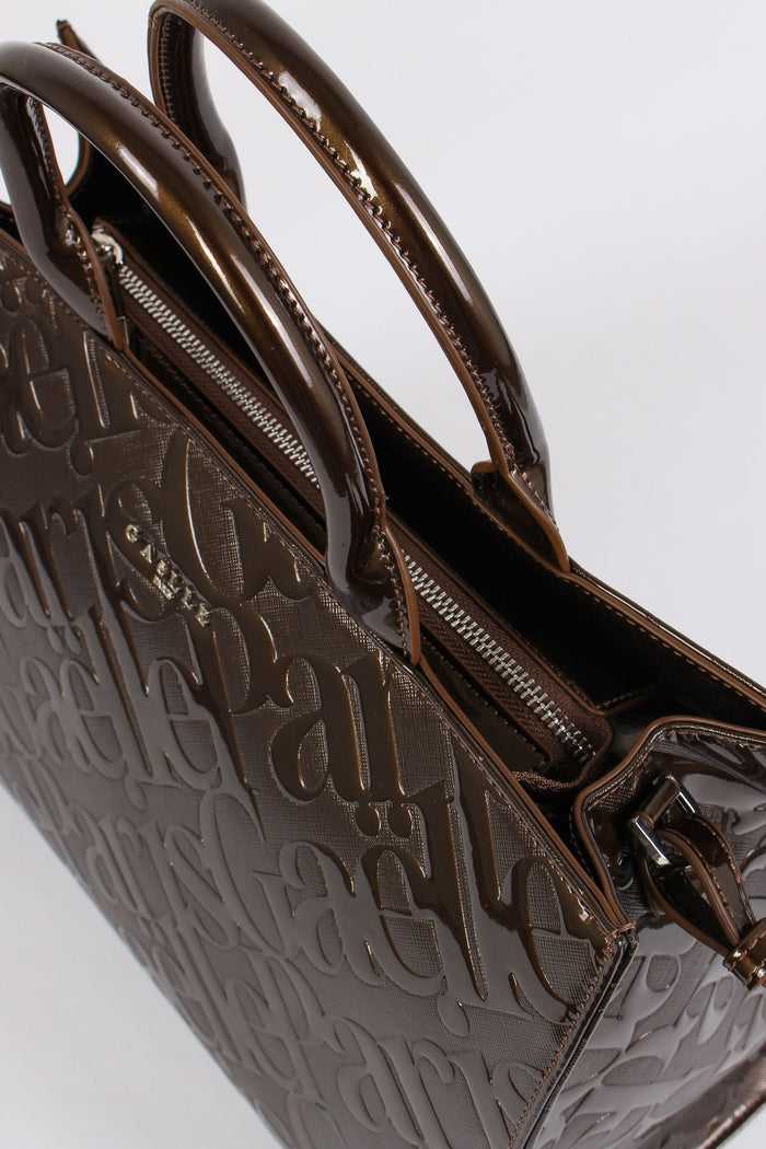 Shopping Rigida Vernice Moro-4