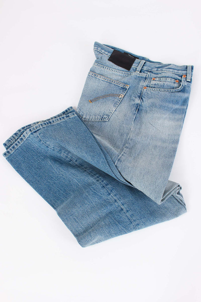 Francine Denim Gamba Larga Denim Medio-8