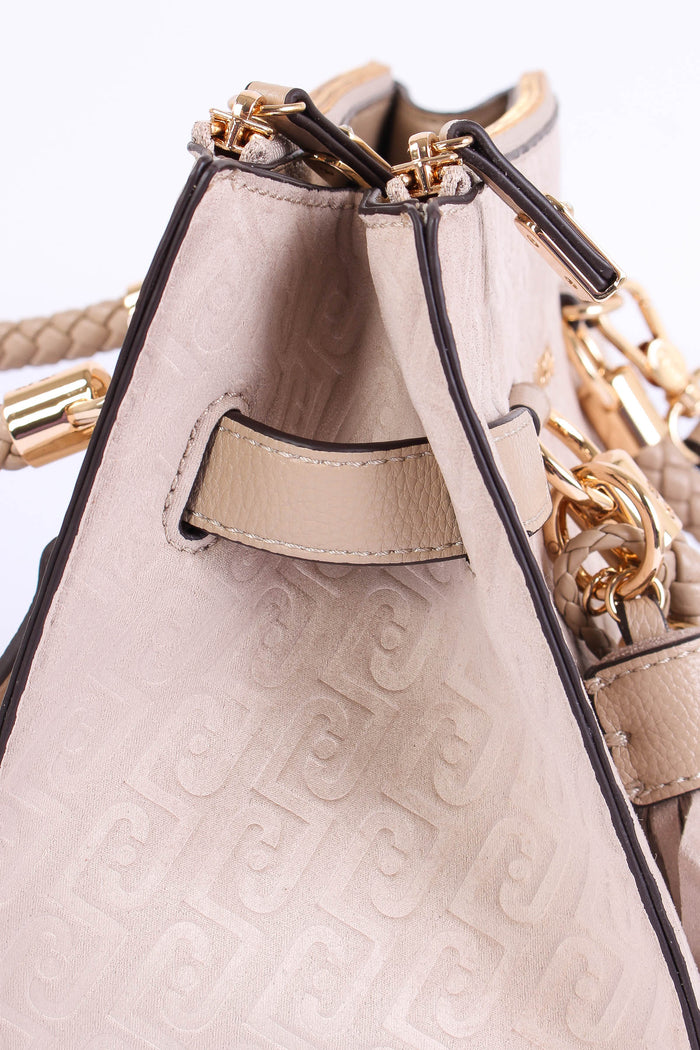 Shopping Rigida Logo Allover Neutro-7