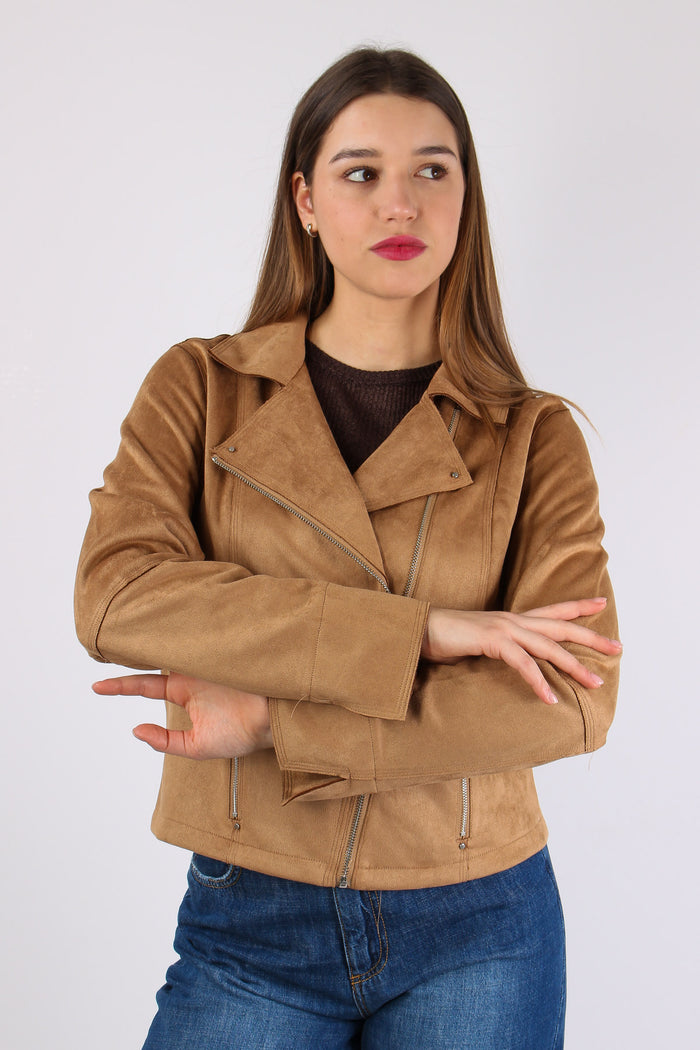 Chiodo Ecocamoscio Burlywood-10