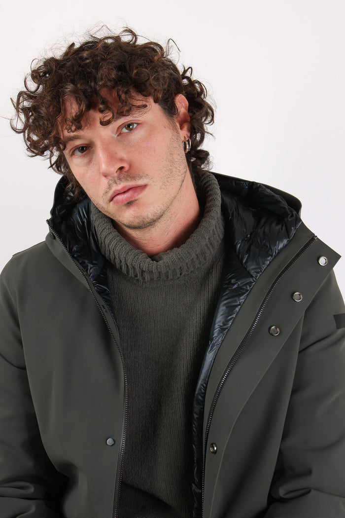 Parka Tecnico Imbottito Forest Green-8