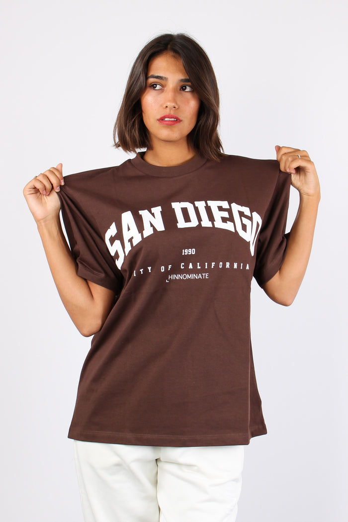 T-shirt Over San Diego Cioccolato