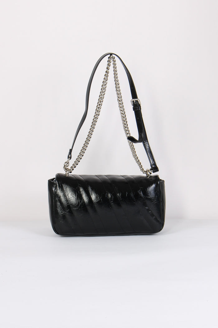 Tracolla Maxi Matelasse Vintag Nero-3