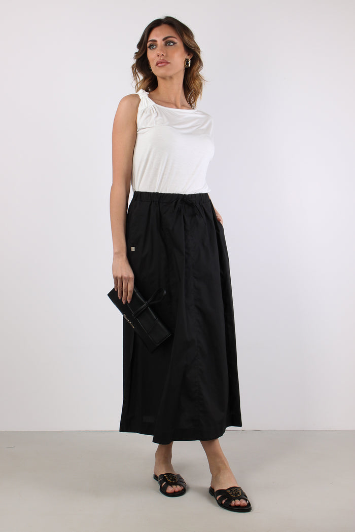 T-shirt Nodo Spalla Avorio-3