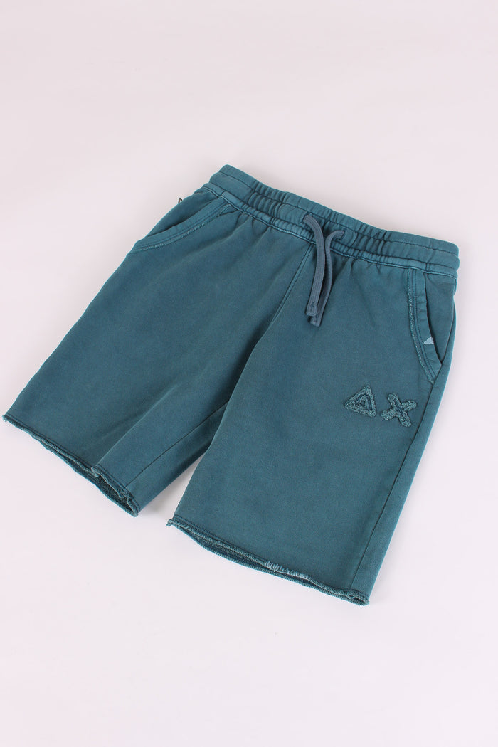 Bermuda Felpa Vintage Avio-4