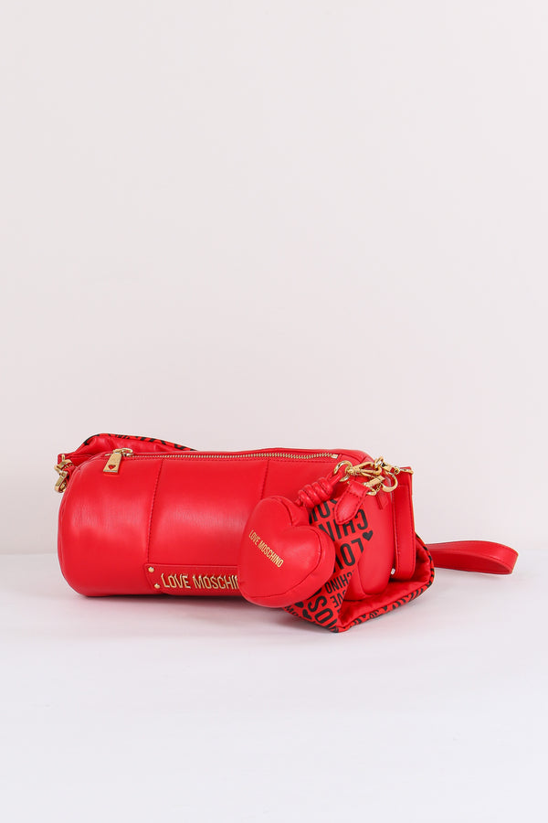 Bauletto Puffy Rosso/nero-2