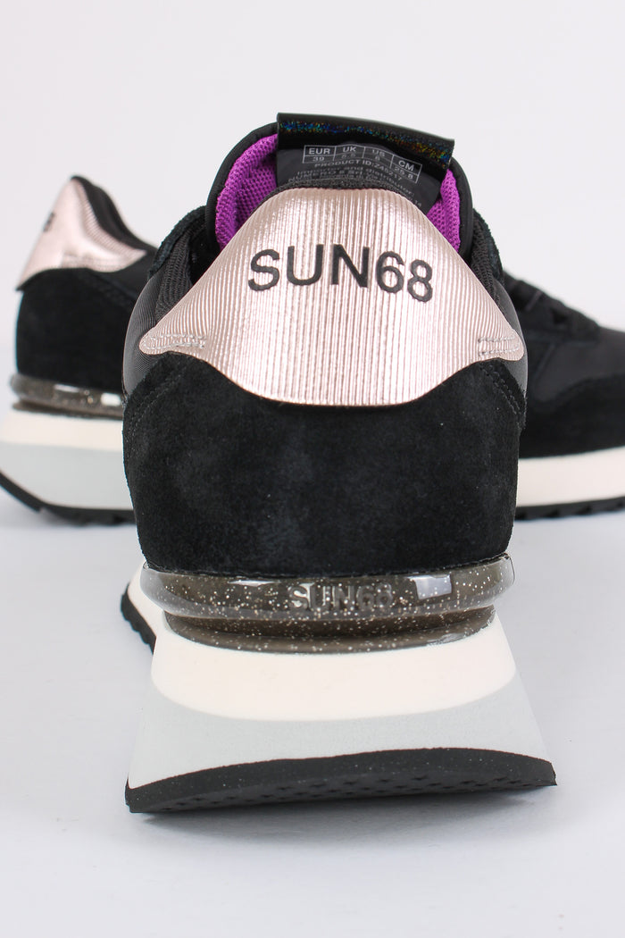 Sneaker Stargirl Glitter Logo Nero-7