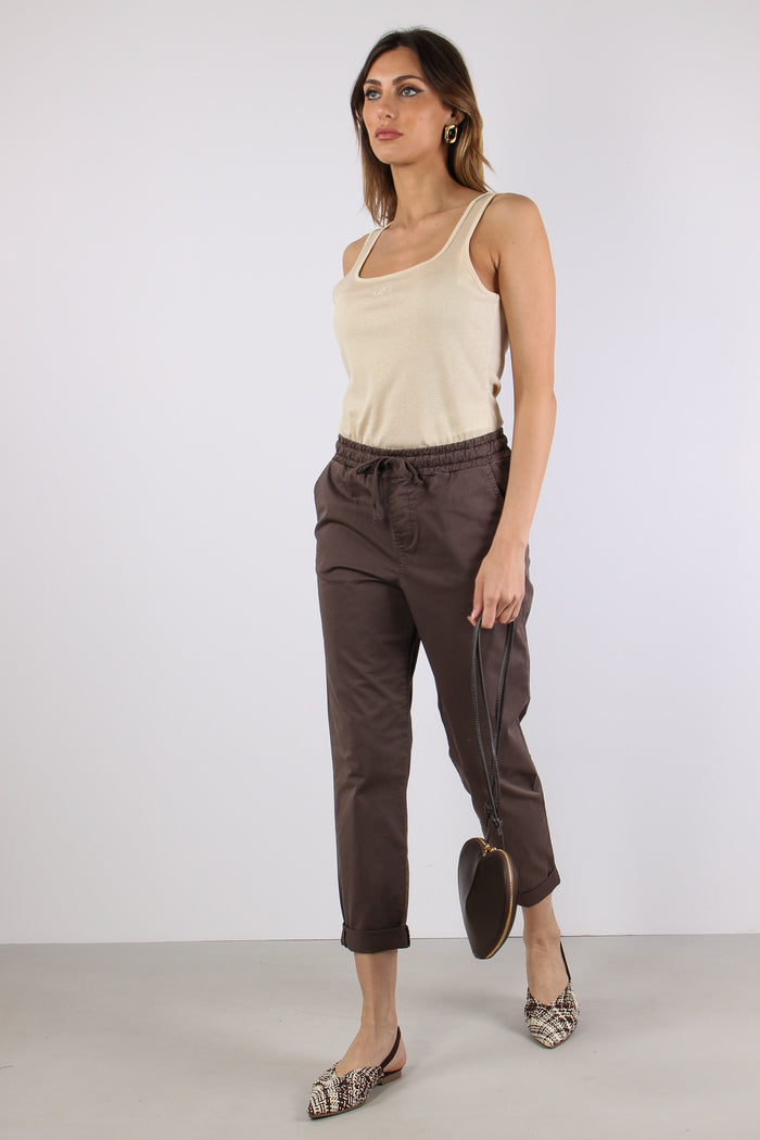 Pantalaccio Coulisse Cioccolato-5