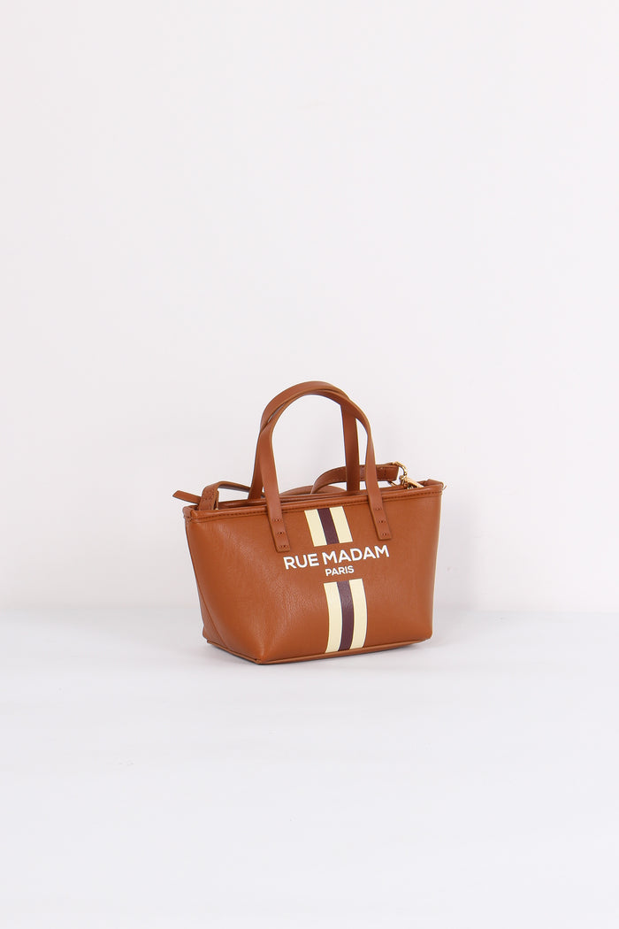 Mini Shopping Banda Monogram Cognac-6