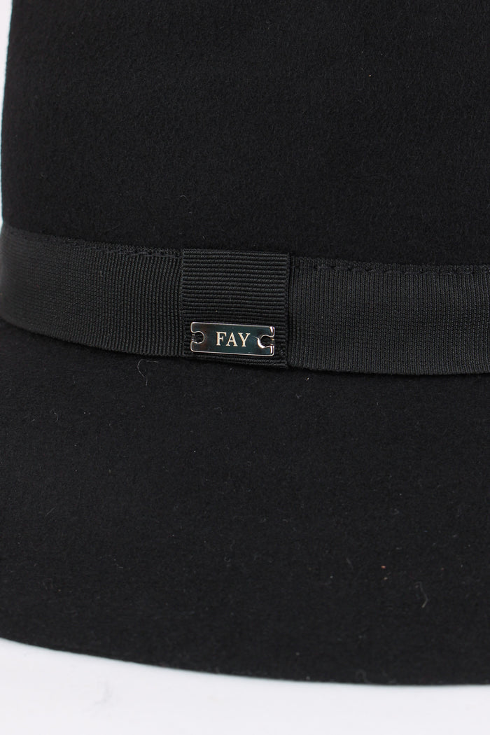 Cappello Feltro Nero-4