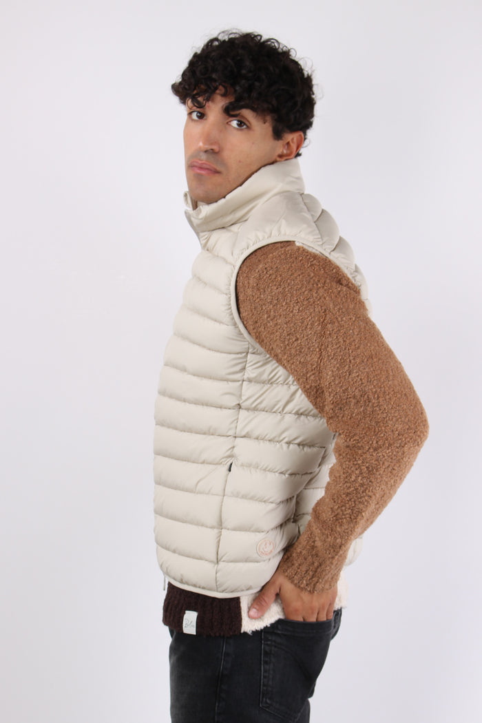 Rhus Gilet Piuma Beige-7