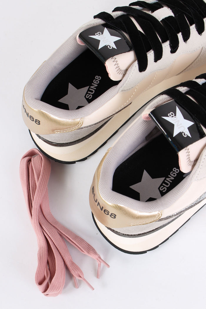 Sneaker Stargirl Glitter Logo Bianco-9