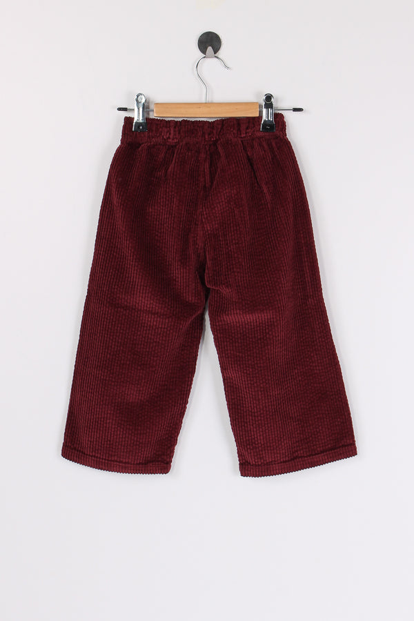Pantalone Velluto Burgundy-2