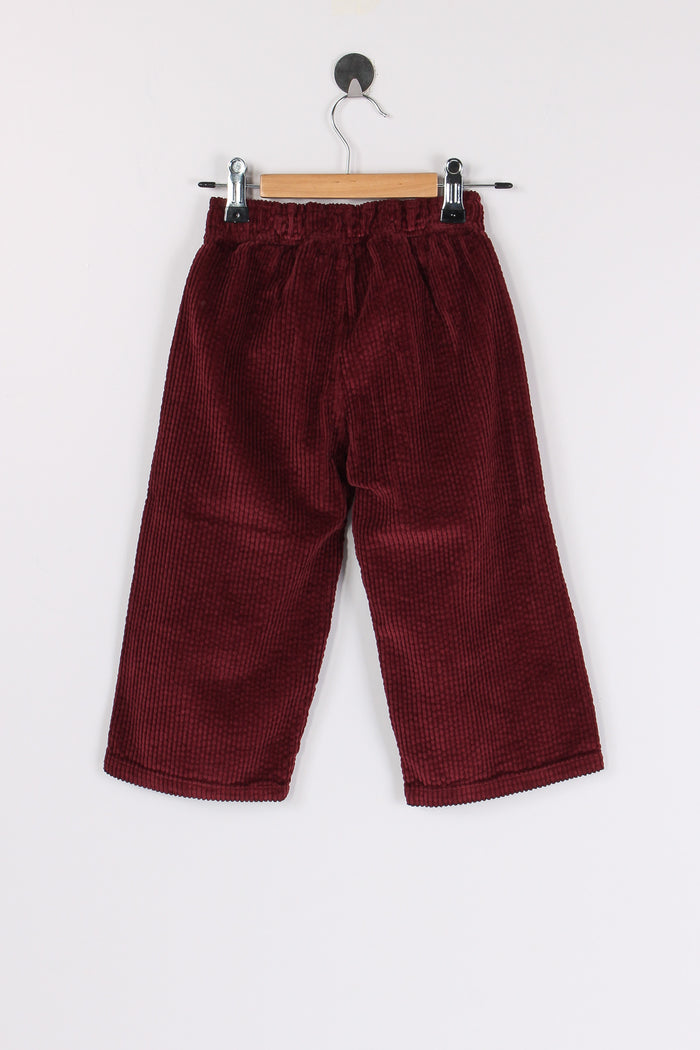 Pantalone Velluto Burgundy-2