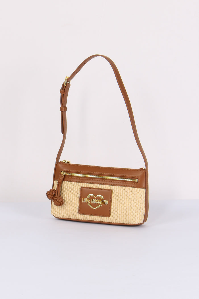 Pochette Mini Paglia Cuoio-2