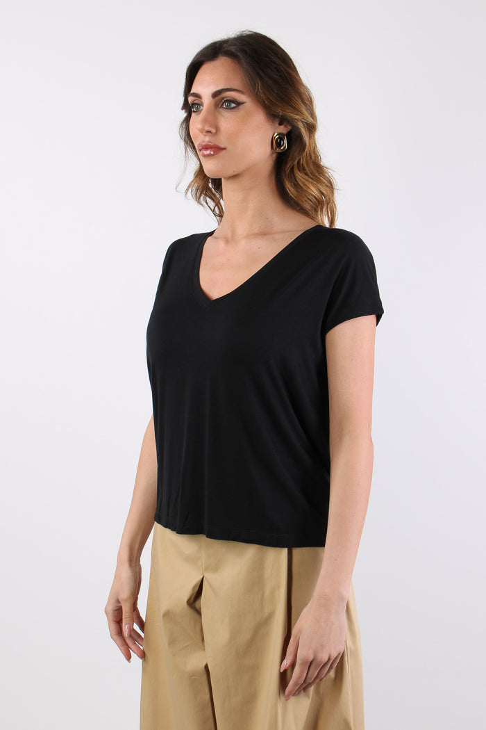 T-shirt Scavo V Nero-6