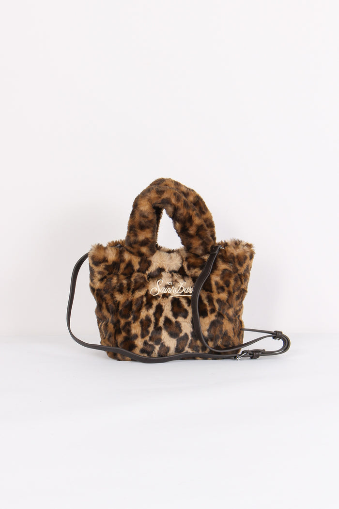 Borsa Mano Pelliccia Animalier Leopard-4