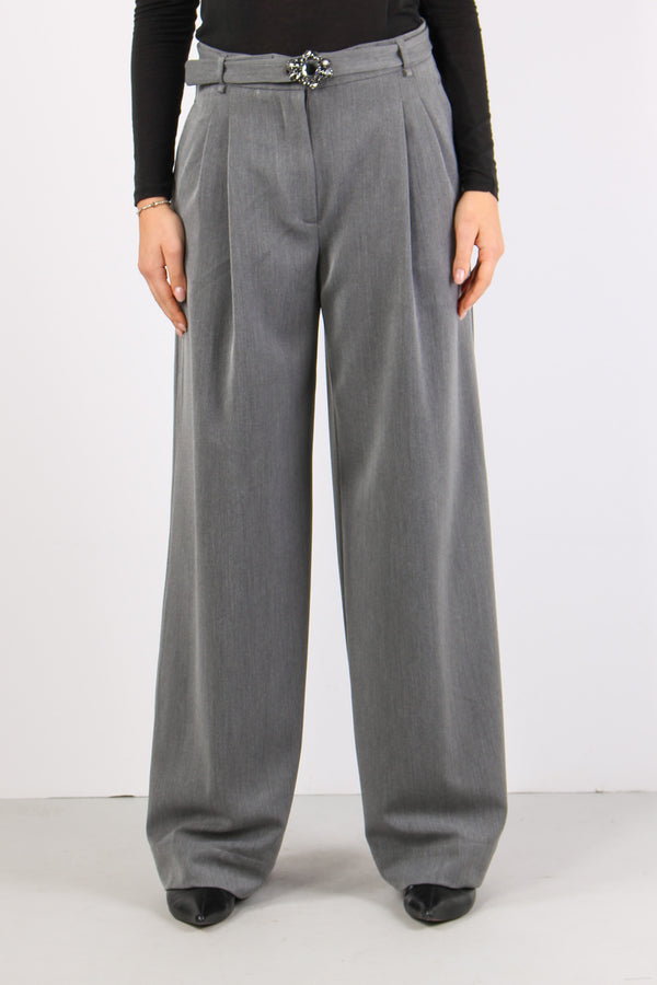 Pantalone Palazzo Pences Grey Chic-2