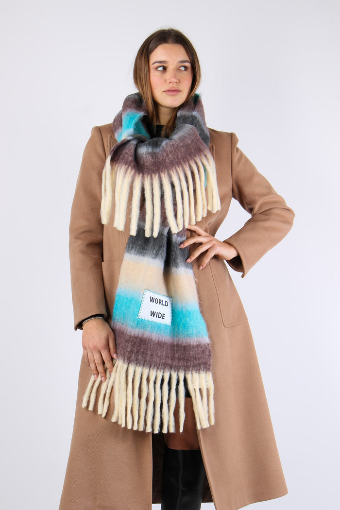 Sciarpa World Wide Multicolor-4