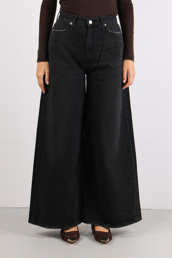 Denim Bull Wide Leg Denim Black-2