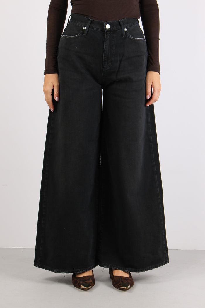 Denim Bull Wide Leg Denim Black-2