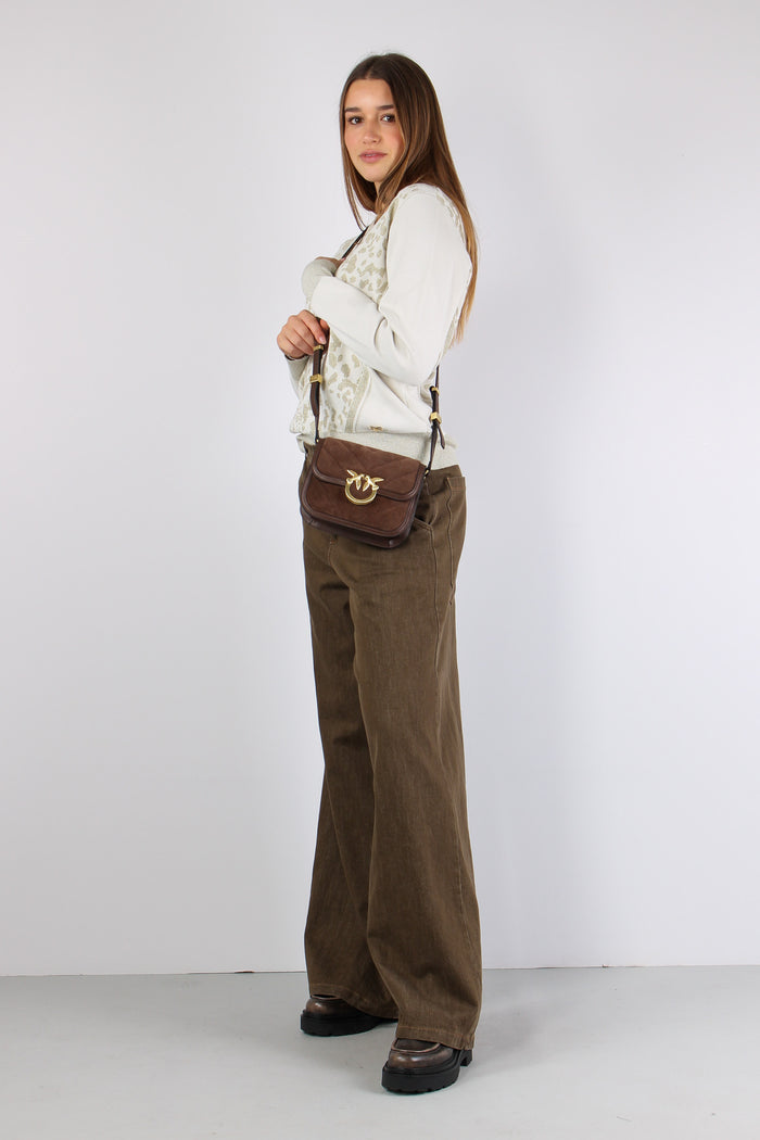 Maglia Inserto Macula Lurex Bianco/gold-6